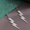 Pendientes Junan Rayo Gótico - Diseño Punk Metal Patinaje
