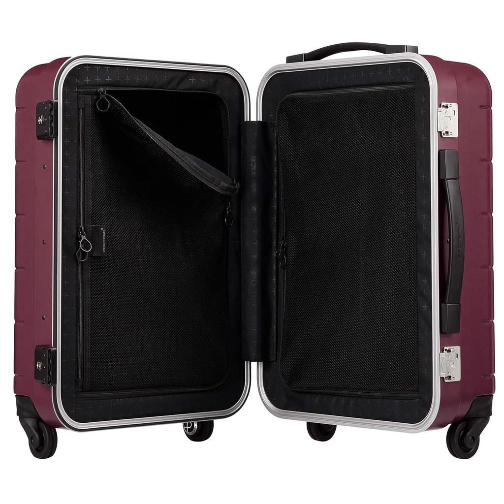 Suitcase S Size 1 Night 2 Days 2 Nights 3 Days 35L Frame Caster Stopper 10 Year Warranty Made In Japan Carry Case Carry Bag Checkered Frame Warranty