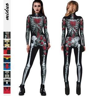 Kids Halloween Cosplay Costume Unisex Boys Girls Long Sleeve Top And Pants Set Fancy Dress For Party Carnival Holiday