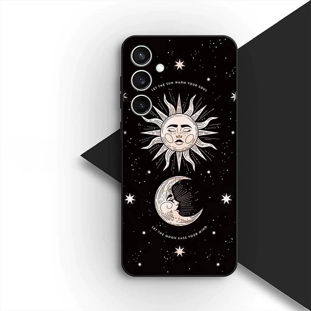 Cover for Xiaomi Redmi Note 12 11 10 A3 Pro 10A 10C 12C Note12 5G 4G Casing Phone Case Astronaut Stars Universe Sun Moon Face