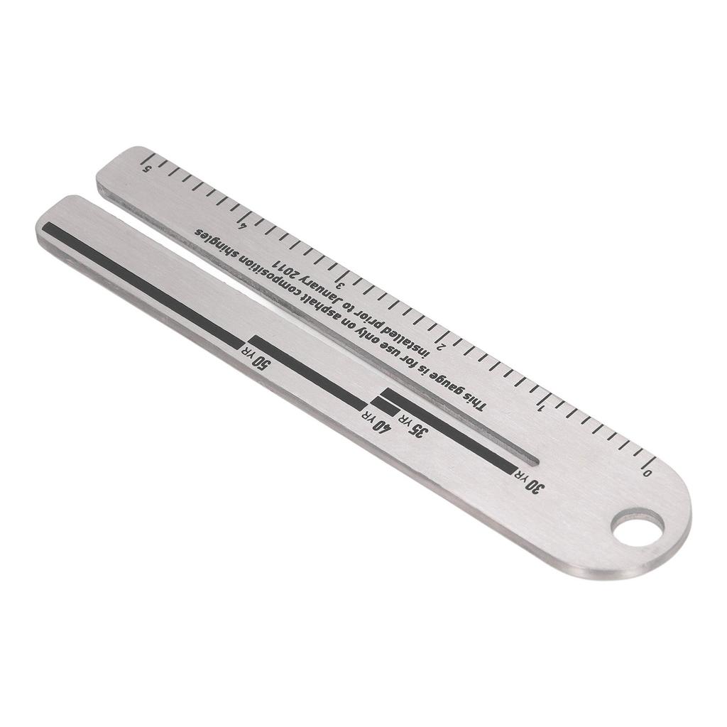 2PCS 5 Inch Shingle Gauge Board Gauge Tool for Measuring and Analyzing Thickness of Roofing Boards