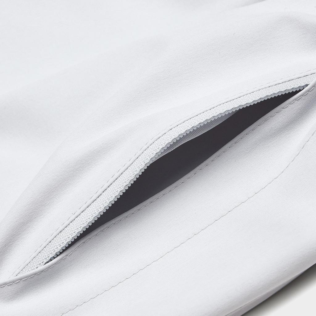 Fila X MAISON KITSUNE Original Fashion Woven Stretch Loose Casual Shorts Women Shorts Misty-Gray F11W529801F-GY