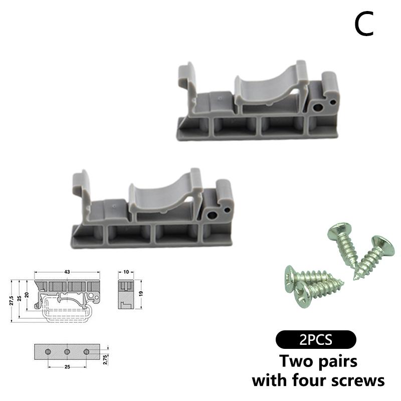 2Pcs Drg-01 Pcb Mounting Brackets For Din 35 Rail Adapter Circuit Board Mounting Bracket Replacements Parts