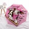 1pc Cowgirl Cow Automatic Open/Close Umbrella - Compact Travel Umbrella, Gift for Birthday, Holiday Yy260106014