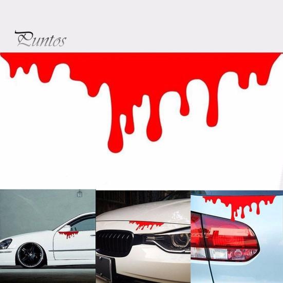 Autoaufkleber Reflektierend Einzigartig Rot Kreative Aufkleber für Autos Blut