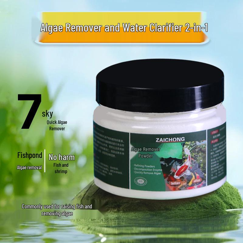 

Koi Pond Algaecide: Safe for Fish, Removes Green, Blue-Green, and Brown Algae, Moss Remover. Shandong