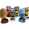 Creative 1Pc Funny Solar Owl Swinging Doll Dancing Swinging Animated Bobbleheads Ornament Toy Kids Desktop Car Dashboard Decor