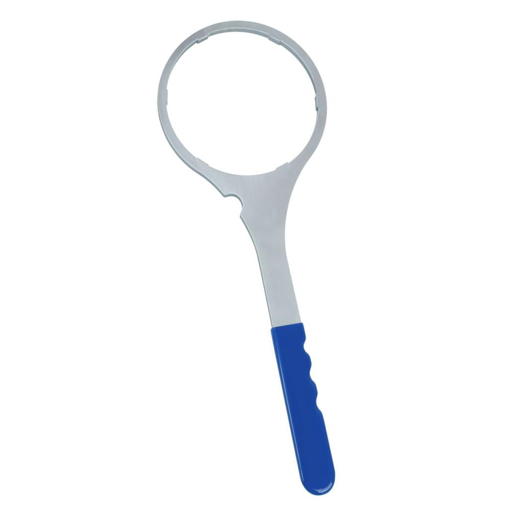 450mm water filter housing wrench for faucet filter steel tool with 150mm inner diameter rubber grip disassembly tool 560g