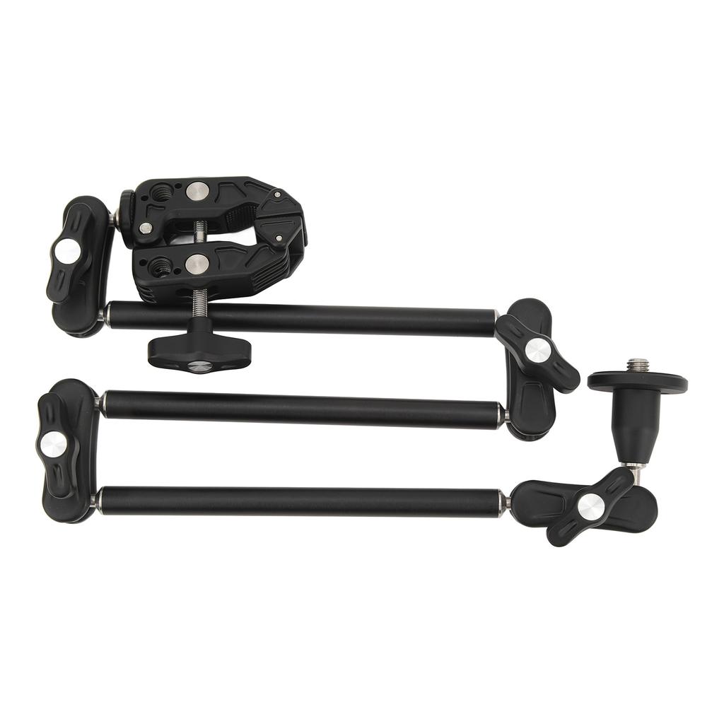 Adjustable Articulating Friction Arm Super Clamp with 1 4 Inch 3 8 Inch Thread for SLR Cameras