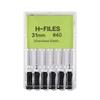 High Quality Dental H- Files Stainless Steel Hand Use Root Canal H File Endodontic Treatment File for Dentistry Instrument