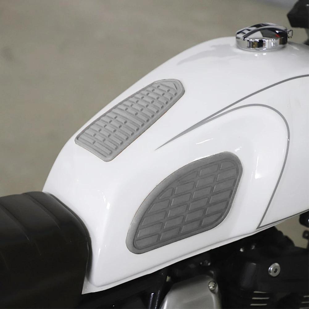 Univerzální motocyklová palivová nádrž Cafe Racer, chránič boční palivové nádrže, nálepka na kolena, chránič rukojeti, vintage boční panely pro Honda Yamaha