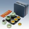 Woding Ge Kiln Portable Travel Tea Set with 1 Pot and 4 Cups