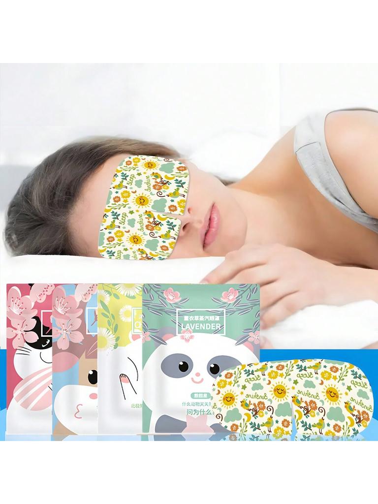 30pcs Steam Eye Mask, Constant Temperature Self-Heating Long-Lasting Hot Compress, Skin-Friendly Dis