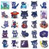51 Genshin Impact Scaramouche Cat Graffiti Stickers - Cute DIY Laptop Decoration