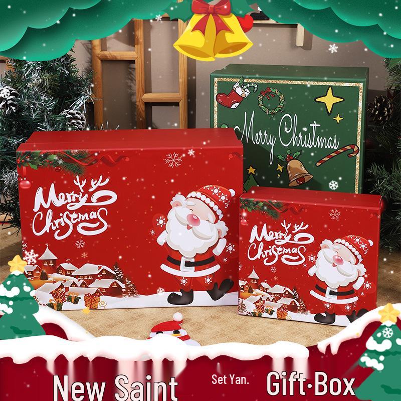 Original Christmas Gift Box: Snack Nuts, Hat, and Purse Set Souvenir