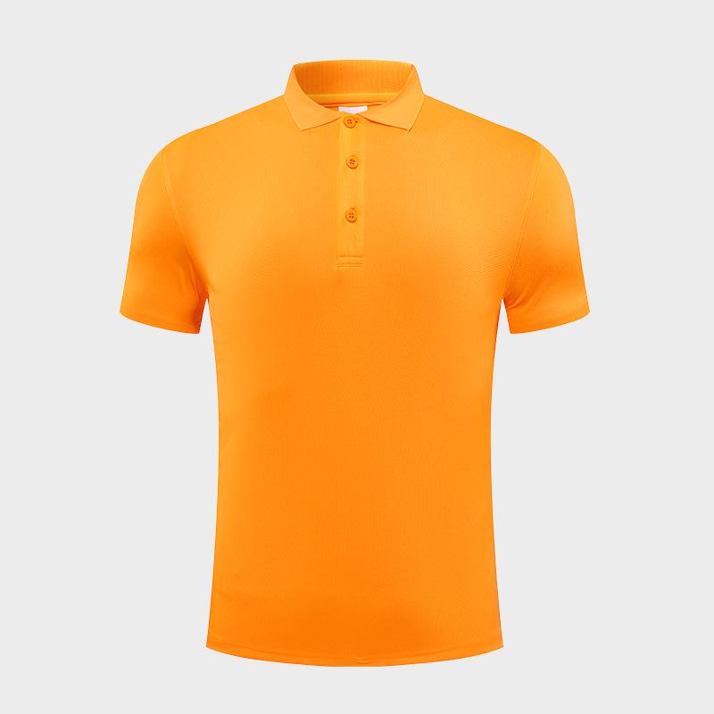 Custom Quick-Dry Lapel Polo Shirt - Short Sleeve, Solid Color, Perfect for Workwear and Summer Sports
