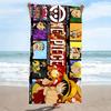 Japanese Anime Pirate Print Beach Towel, Large Soft Quick Dry Towel for Beach Camping Swimming