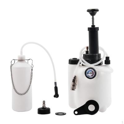 3L Brake Bleeder Kit Professional 1L Bottle 2 Hoses Manual Vacuum Pump Tool for RV