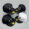 Expression Little Devil Embroidered Baseball Cap Men And Women Sunshade Hip Hop Flat Brim Outdoor Personality Cap