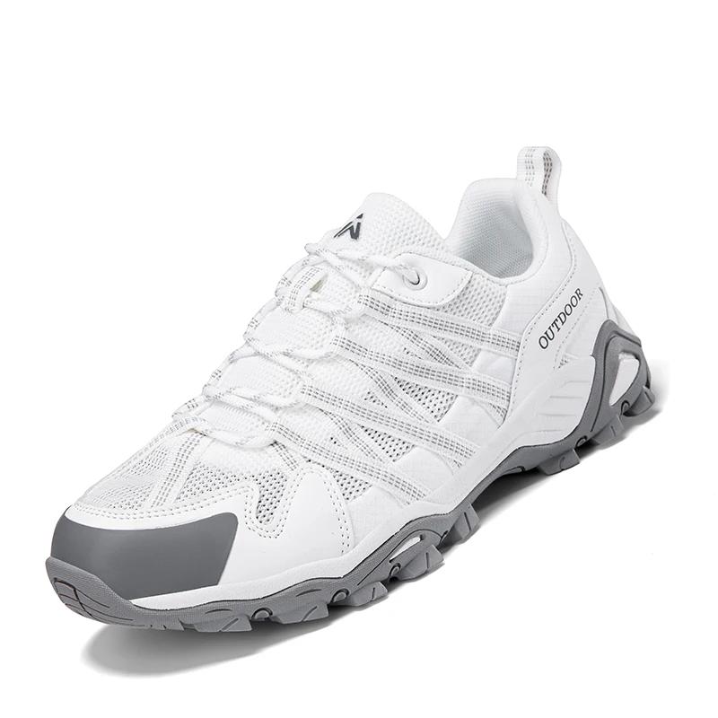 Couple Outdoor Breathable Soft Sole Sneakers Fashion women Non-Slip Casual Running Shoes High Quality Sports Hiking Shoes