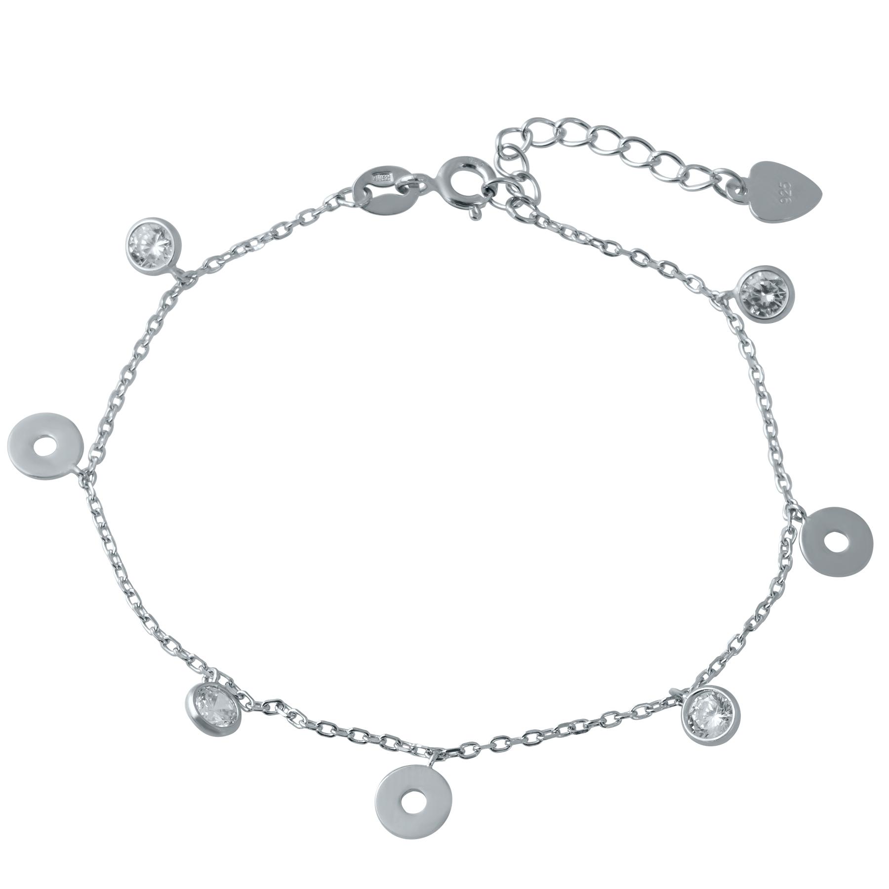 

Срібна каблучка з фіанітами (1981665) 1720 білий