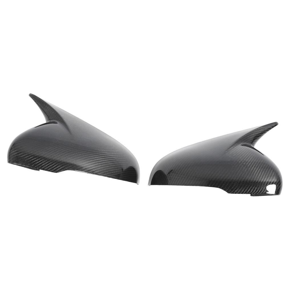Side Rearview Mirror Cover Carbon Fiber Improved Aerodynamics Door Mirror Cap Trim Replacement for Kia Stinger 2018 To
