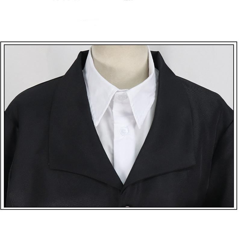 4 шт. наборы аниме Demon Slayer Косплей Kimetsu no Yaiba Enmu Косплей Костюм Черный — фото 8