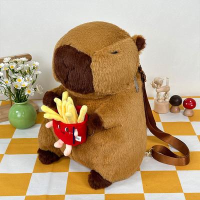 Kapibala Plush Backpack Backpack Cartoon Bucket Doll Bag Activity Redemption Doll