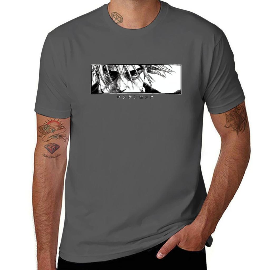 Sun Ken Rock - Stare T-Shirt Graphic T Shirt Vintage Aesthetic Clothing Man Clothes Tshirts for Men