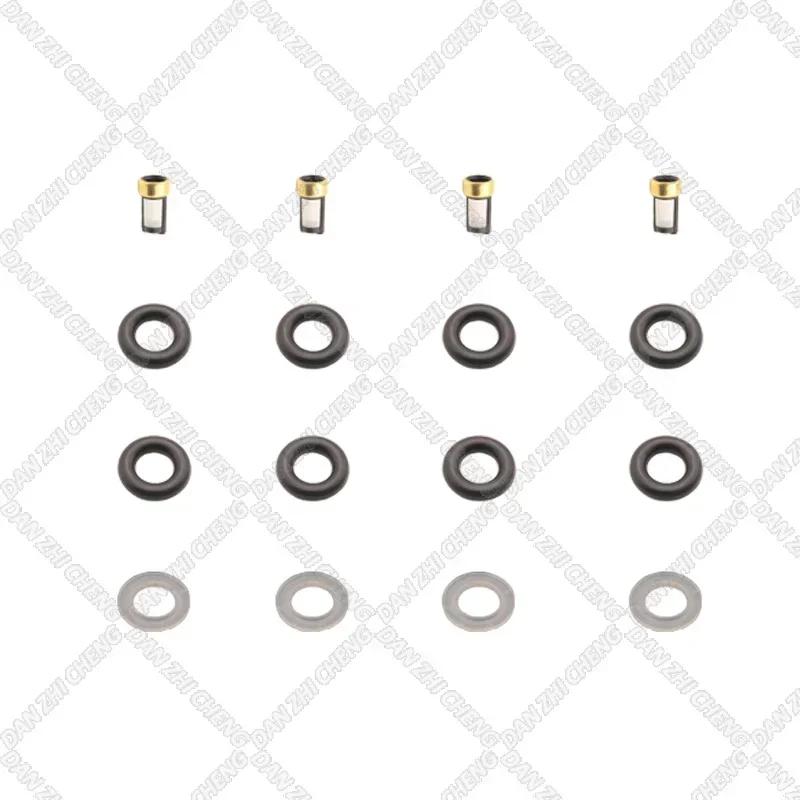 

Fuel Injectors Seals O-Ring Repair For Hyundai Sonata Kia Optima Rondo Magentis 2.4L 35310-25200 4 SET