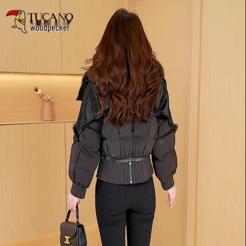 Woodpecker Women's Korean Style Warm Slimming Winter Down Jacket