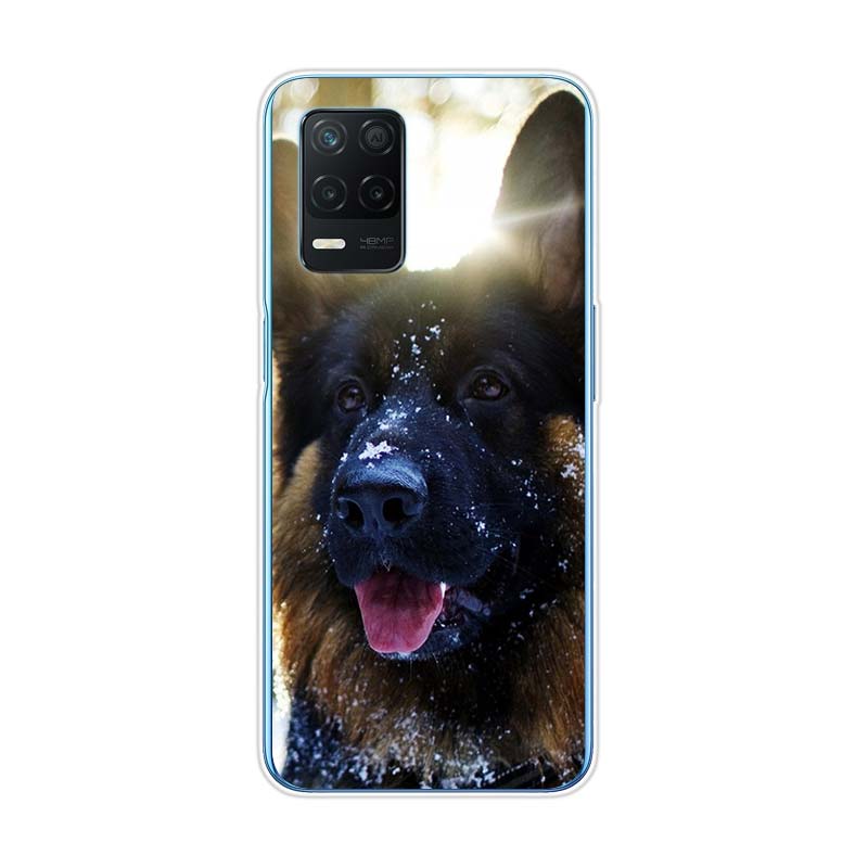 German Shepherds Dogs For Realme 8 8i V3 V5 GT Neo Flash Edition Explorer Master Neo2 Narzo 30 50i 50A C21Y Phone Case