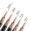 5Pcs Nail Art Liner Brush Set Uv Gel Nail Brushes Kits French Stripe Line Painting Drawing Flower Pen Professional Manicure Tool