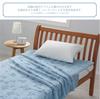 Nishikawa Single Washable Mattress Pad, Wedgwood Wild Strawberry, Warm and Stays in Place, with Elastic Corners, Blue, CM01802005