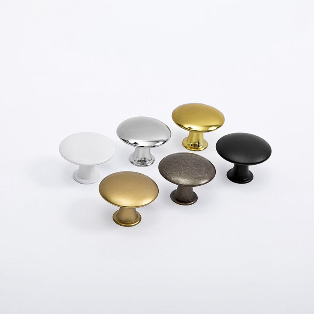 Zinc Zinc Zinc Alloy Mushroom Cabinet Handles Round Drawer Pulls Furniture Hardware Children's Room