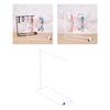 Comptoir Jewelry Organizer Modern Support Standing Iron Hanging Display for Ear Hooks