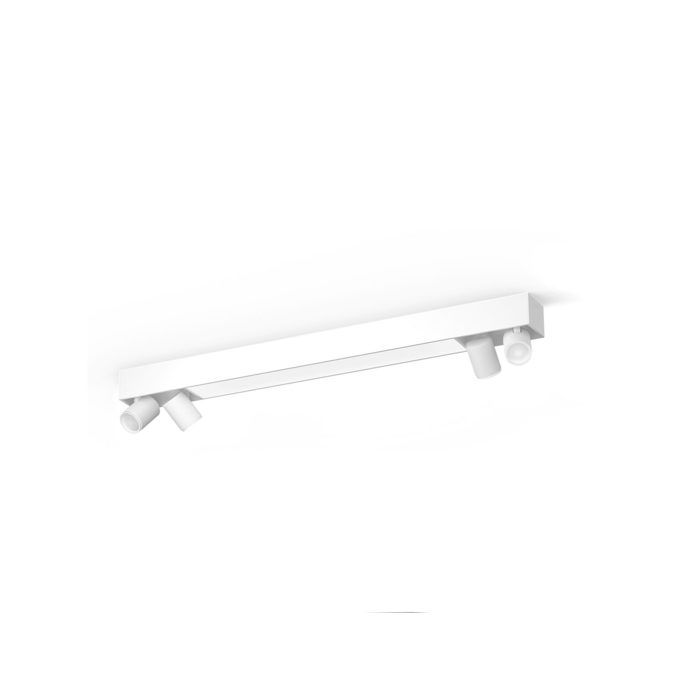 Plafonnier - PHILIPS HUE - Centris - 4 Spots Orientables - Éclairage LED - Télécommande Incluse
