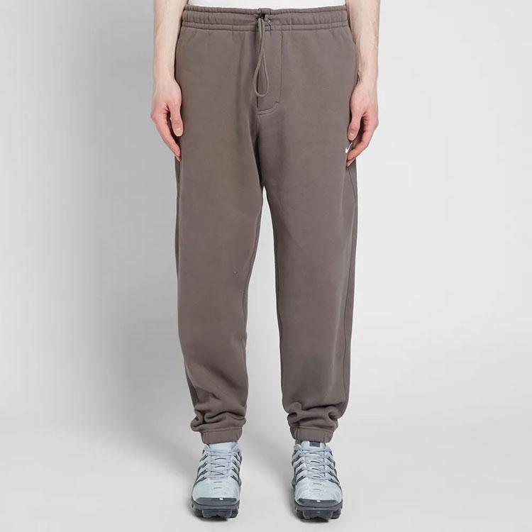 Nike Knitted Sweatpants Men's Light Brown Moderate Cuffed Pants AV8279-202
