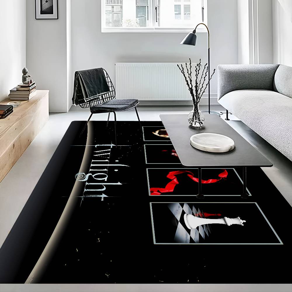 Vampir Fantasy Film T-Twilight Fußmatte Günstiger Rutschfest Modern Wohnzimmer Balkon Bedruckte Nachttischmatten