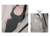 Korean Dongdaemun Slimming Waist-Cinching Sleeveless Knit Dress for Women