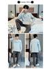 Men's Korean-Style Cotton Pajamas - Long Sleeve, Casual, Seasonal Homewear