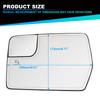 Door Rearview Mirror Lens Heated Rearview Mirror Glass For Ford F150 2011-2014 4L3Z-17K707-DB 4L3Z-17K707-DA BL3Z-17K707-E