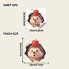 Cartoon Cute Hedgehog Fridge Magnet Sticker Self-Adhesive Removable for Kitchen Home Decor Art