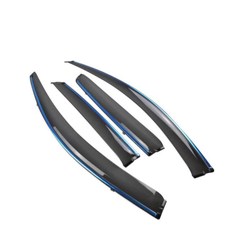 For Suzuki S-cross Scross SX4 2014 2015 2016 2017 Car Cover Plastic Window Glass Wind Visor Rain/Sun Guard Vent Frame 4PCs