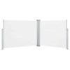 VidaXL Auvent latéral rétractable Crème 140 x 1000 cm