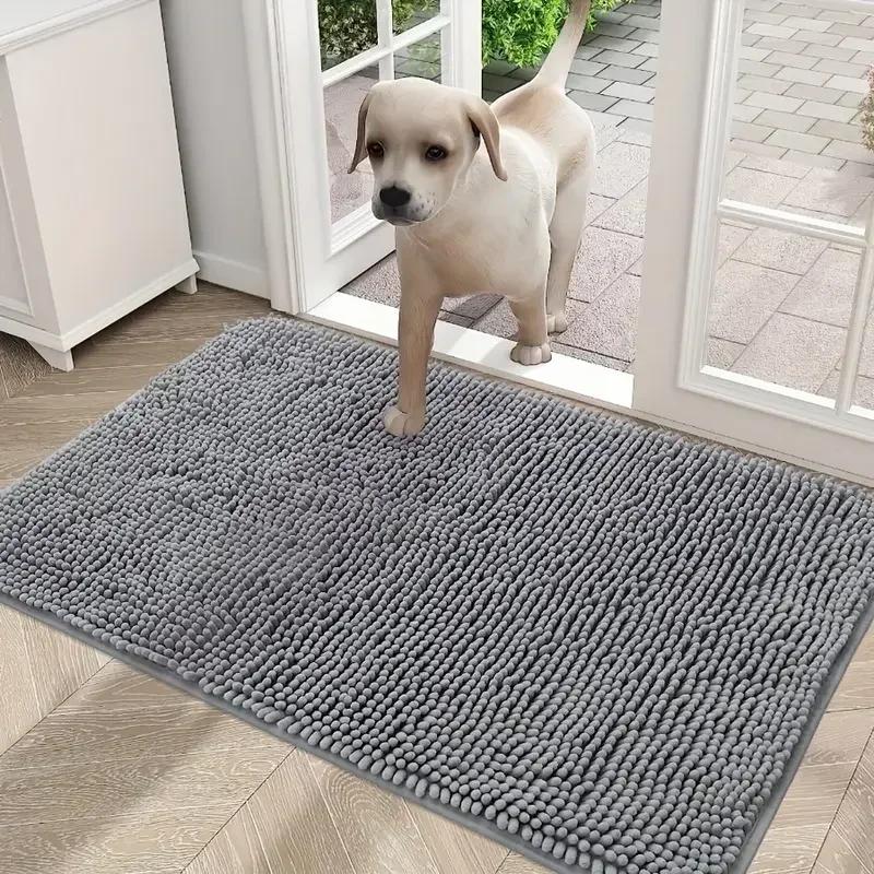 

Dog Foot Pad Mud Claw Cleaner, Absorbent Bathroom Anti-Slip Mat, Multi-Purpose Washable Fast Drying Ultra-Fine Fiber Pet Mat 30x50cm