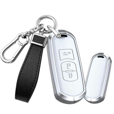 [TECART] Mazda Exclusieve Sleuteletui, Sleutelhoes, Smart Key Hoes, Sleutelhouder, CX-3, CX-4,