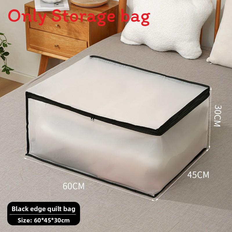Peva Quilt Storage Bag With Waterproof Dustproof Multipurpose Organizer For Bedroom And Travel