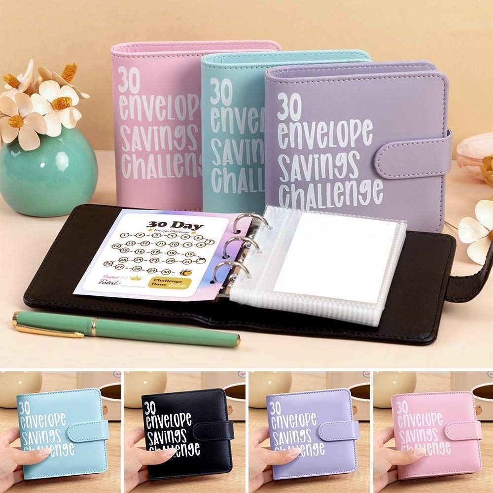 

Save Money 30 Envelopes Money Saving Challeng Large Capacity Savings Challengs Книга Пари 2 жовтий