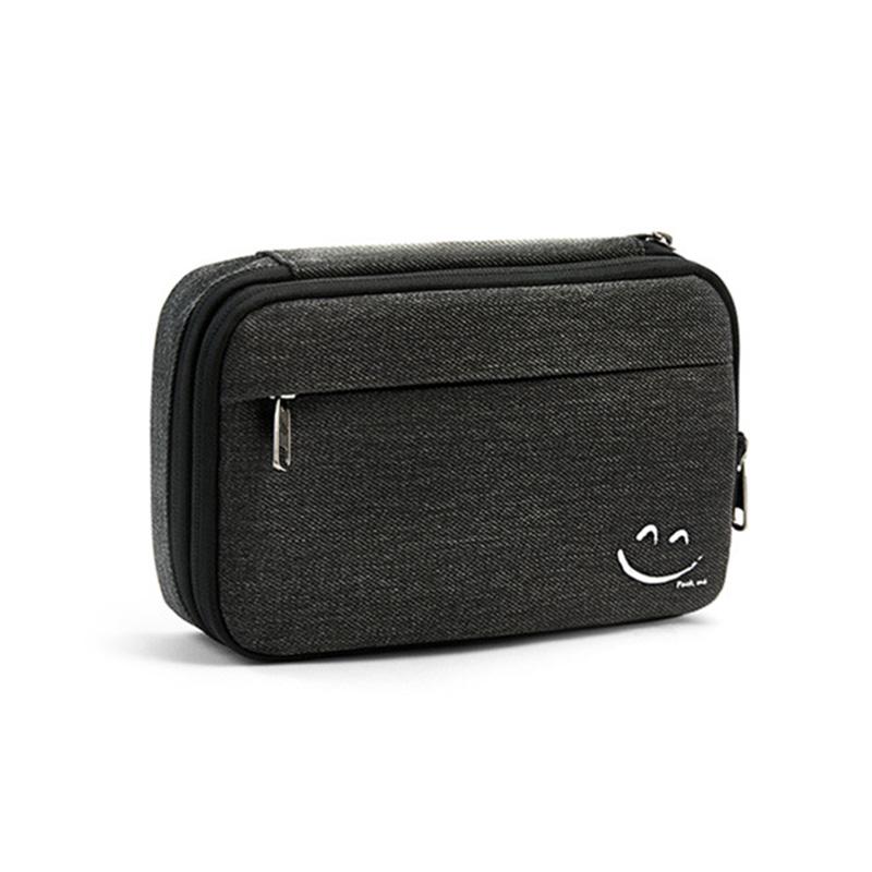 

Multi-layer Data Line Charger Storage Bag Travel Organizer Waterproof Dust Storage Bag Digital Electronic Accessory Organizer чорний